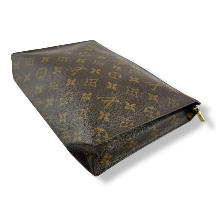 Louis Vuitton Brown Monogram Toiletry Pouch 26 Bag - Lux Central