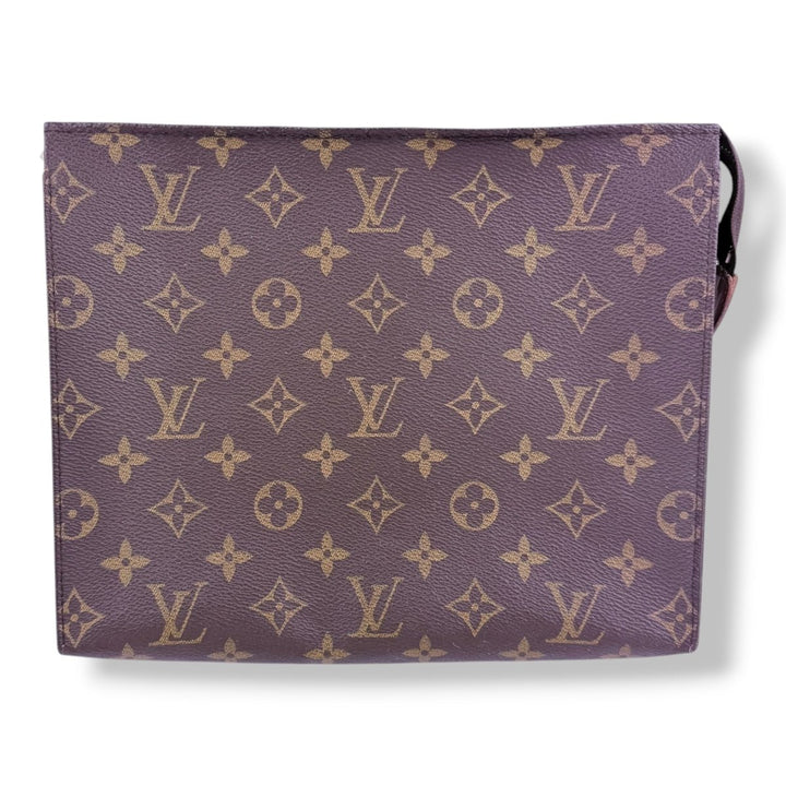 Louis Vuitton Brown Monogram Toiletry Pouch 26 Bag - Lux Central
