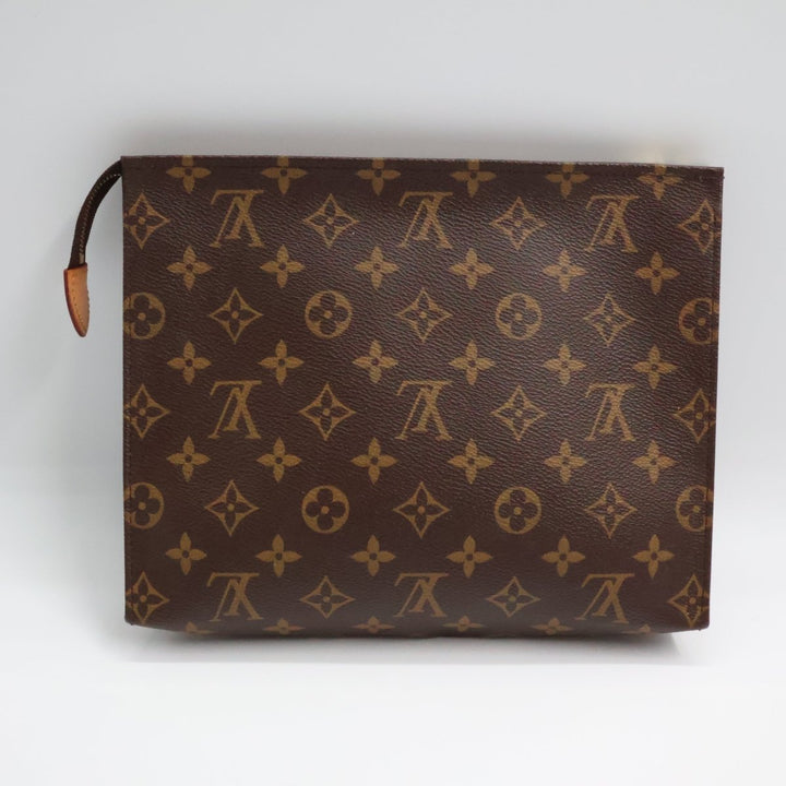 Louis Vuitton Brown Monogram Toiletry Pouch 26 Bag - Lux Central