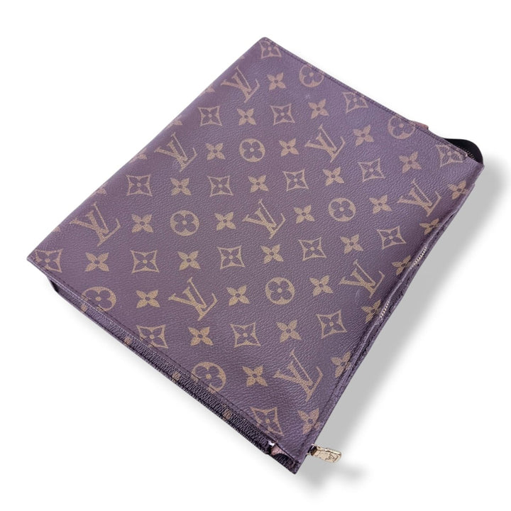 Louis Vuitton Brown Monogram Toiletry Pouch 26 Bag - Lux Central