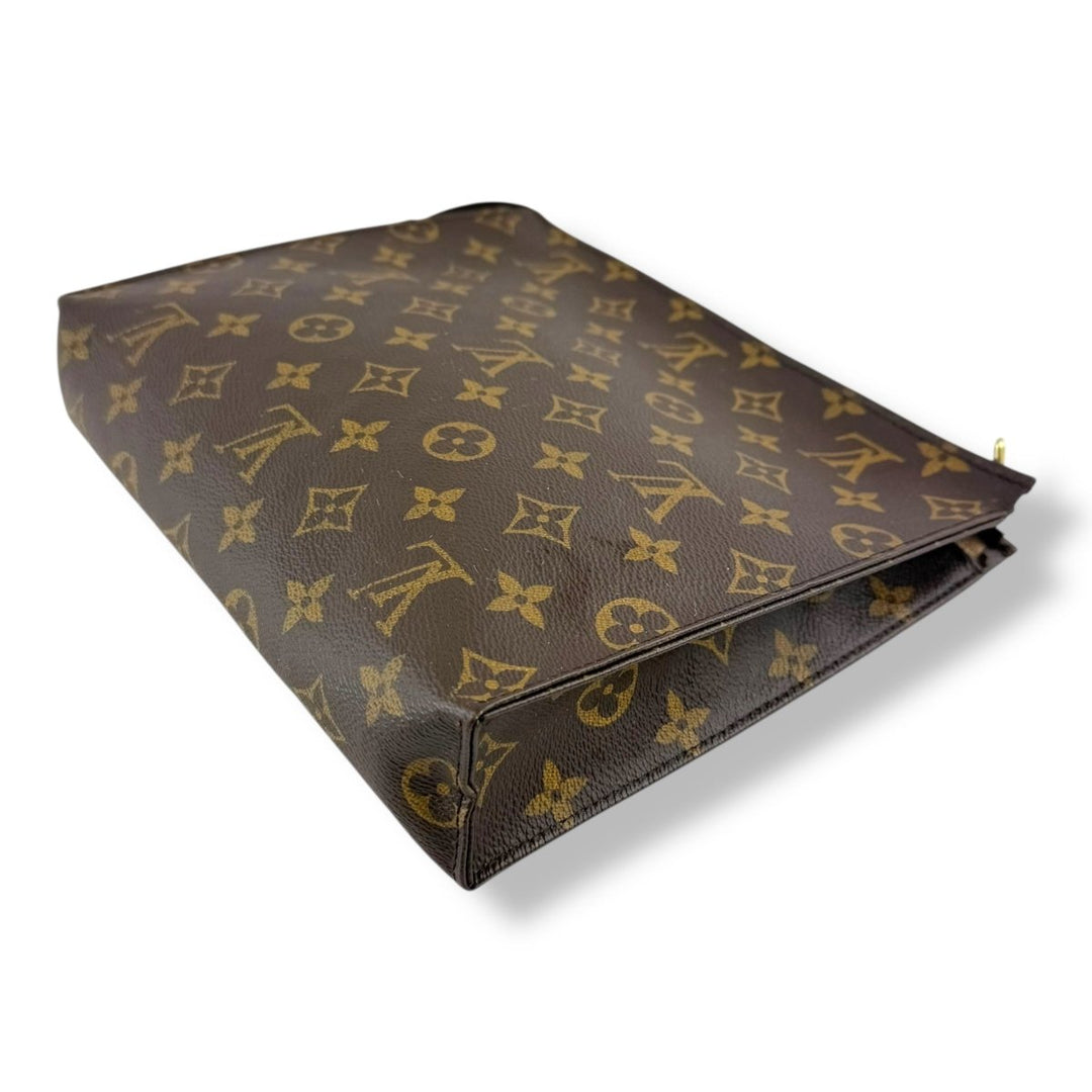 Louis Vuitton Brown Monogram Toiletry Pouch 26 Bag - Lux Central