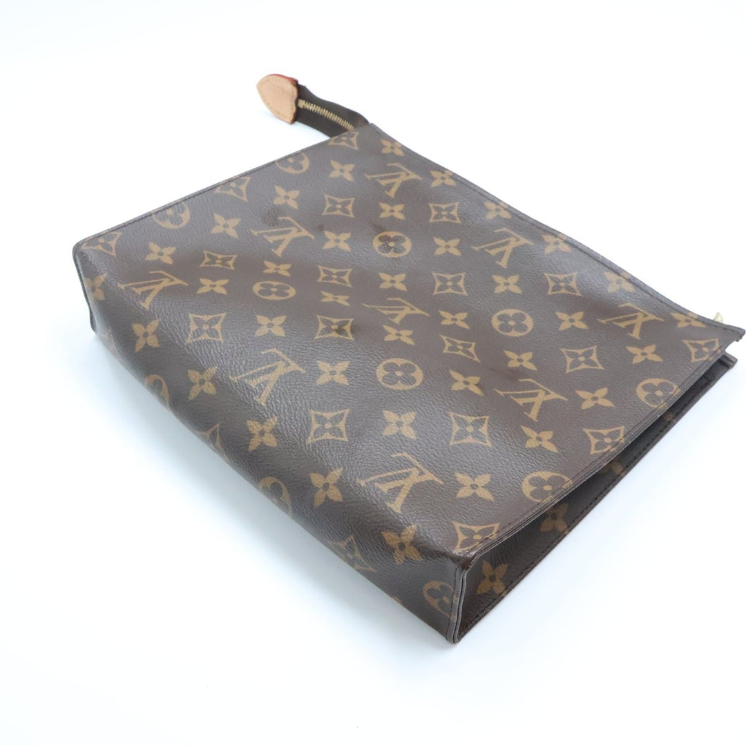 Louis Vuitton Brown Monogram Toiletry Pouch 26 Bag - Lux Central