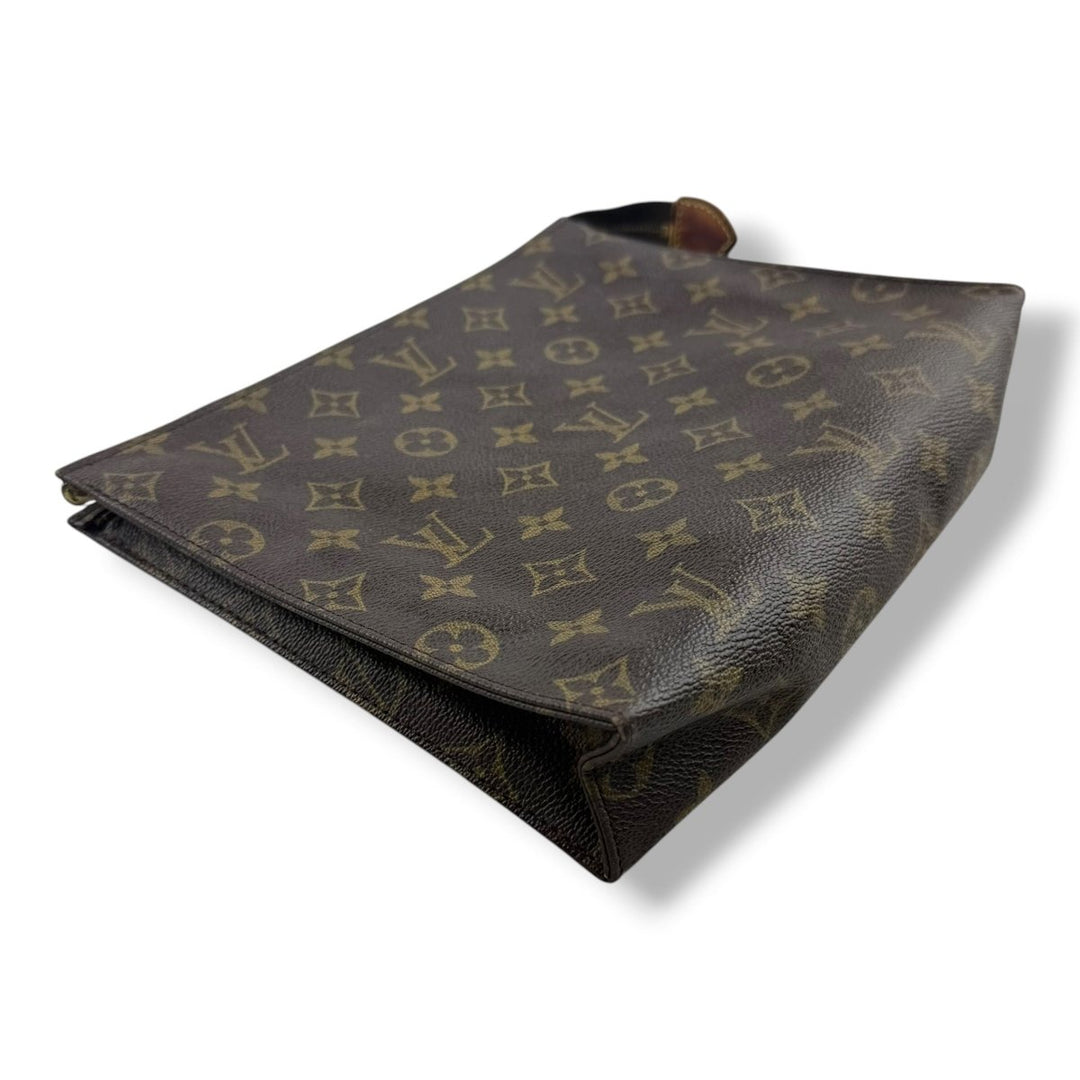 Louis Vuitton Brown Monogram Toiletry Pouch 26 Bag - Lux Central