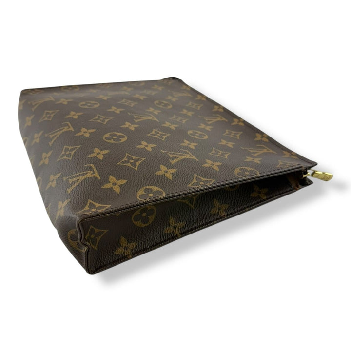 Louis Vuitton Brown Monogram Toiletry Pouch 26 Bag - Lux Central