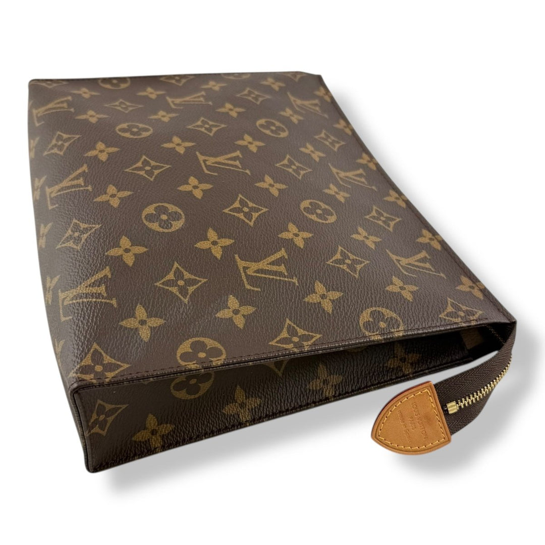 Louis Vuitton Brown Monogram Toiletry Pouch 26 Bag - Lux Central