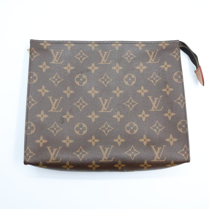 Louis Vuitton Brown Monogram Toiletry Pouch 26 Bag - Lux Central