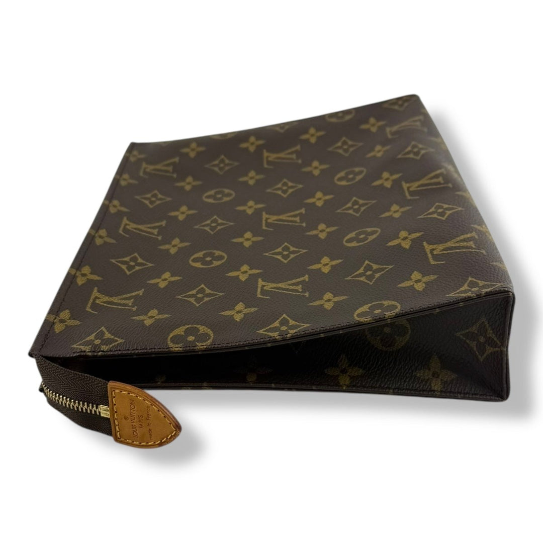 Louis Vuitton Brown Monogram Toiletry Pouch 26 Bag - Lux Central