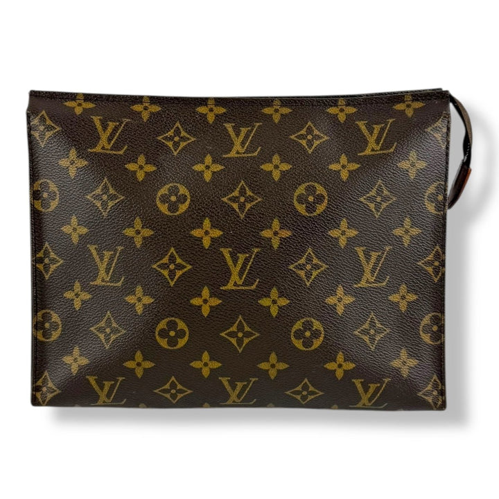 Louis Vuitton Brown Monogram Toiletry Pouch 26 Bag - Lux Central