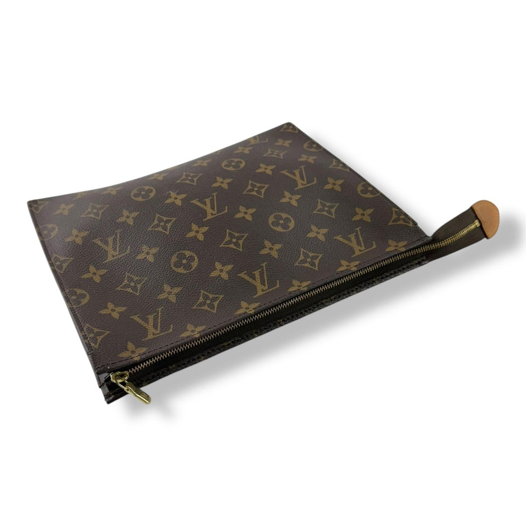Louis Vuitton Brown Monogram Toiletry Pouch 26 Bag - Lux Central