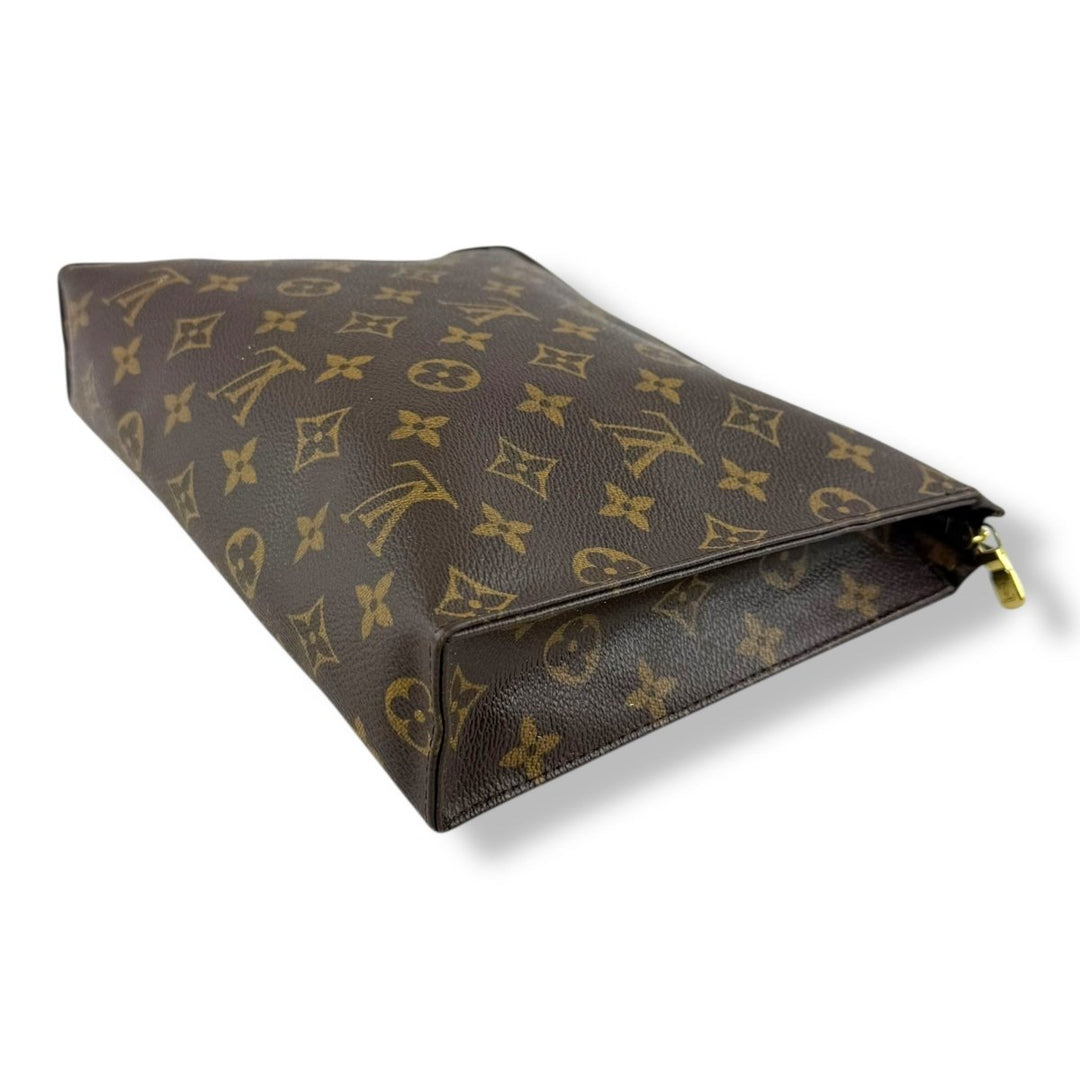 Louis Vuitton Brown Monogram Toiletry Pouch 26 Bag - Lux Central