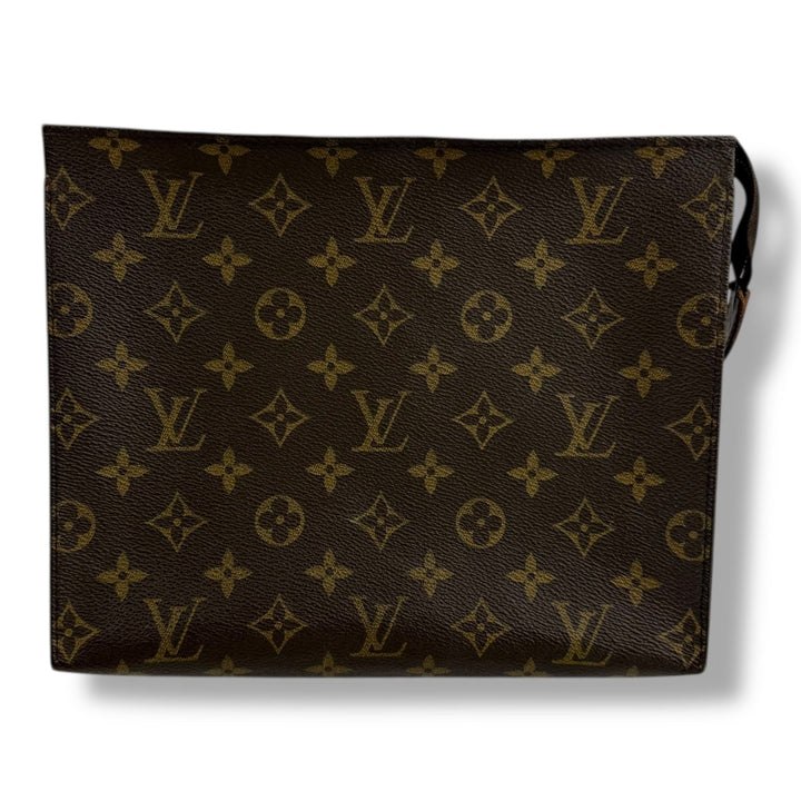 Louis Vuitton Brown Monogram Toiletry Pouch 26 Bag - Lux Central