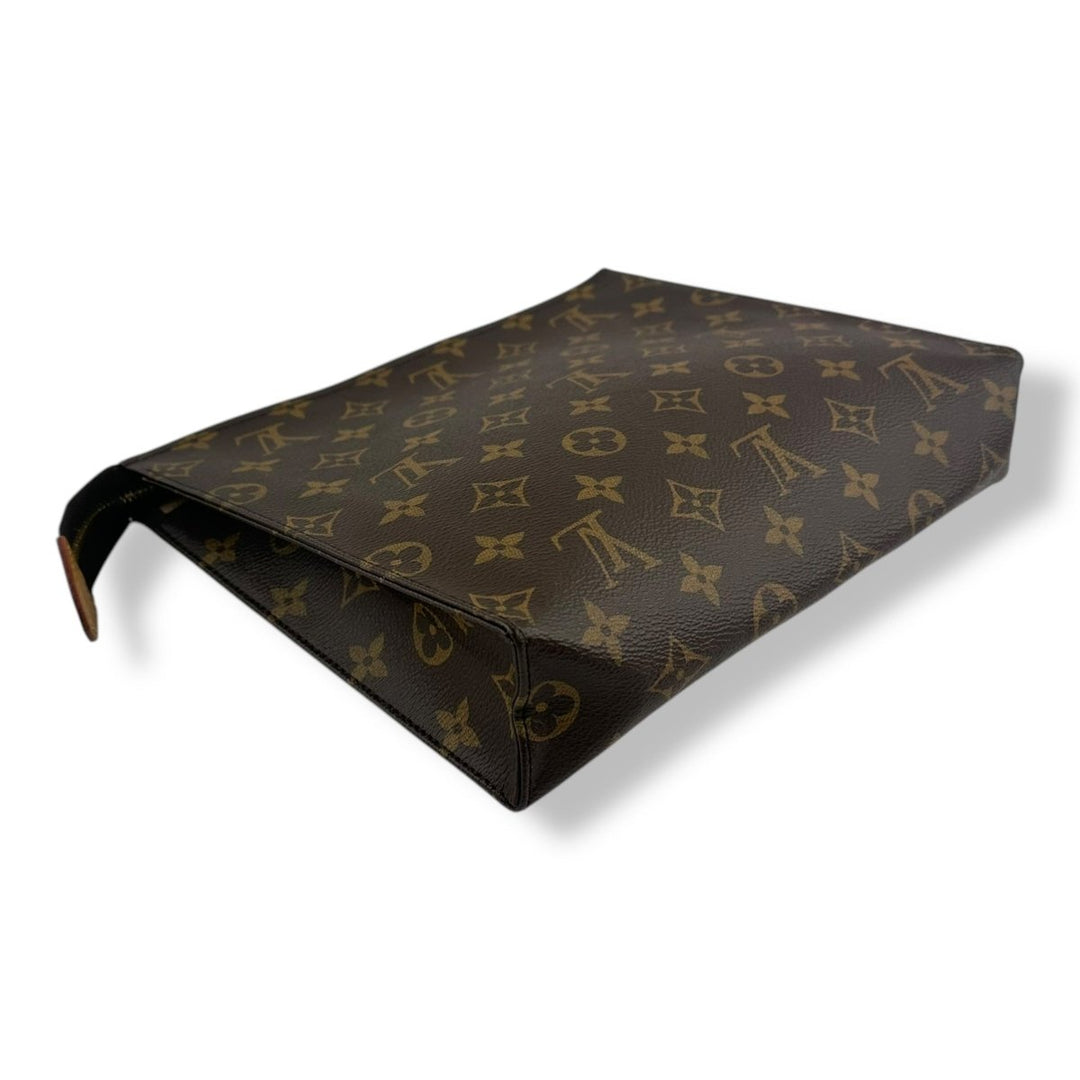 Louis Vuitton Brown Monogram Toiletry Pouch 26 Bag - Lux Central