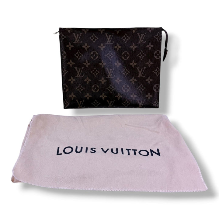 Louis Vuitton Brown Monogram Toiletry Pouch 26 Bag - Lux Central