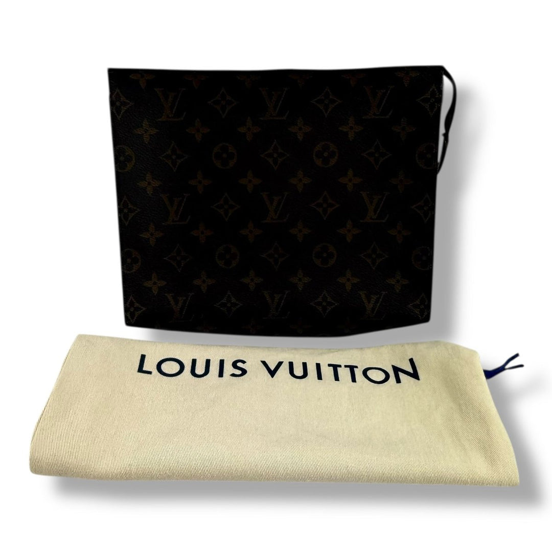 Louis Vuitton Brown Monogram Toiletry Pouch 26 Bag - Lux Central