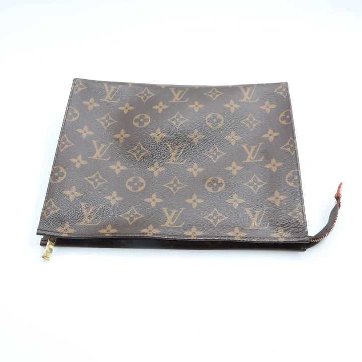 Louis Vuitton Brown Monogram Toiletry Pouch 26 Bag - Lux Central