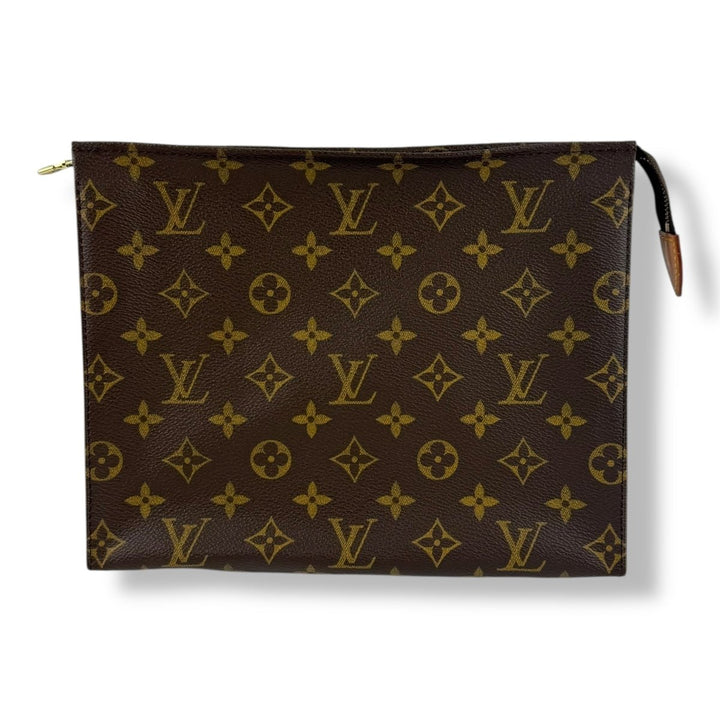 Louis Vuitton Brown Monogram Toiletry Pouch 26 Bag - Lux Central