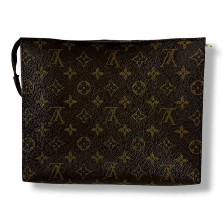Louis Vuitton Brown Monogram Toiletry Pouch 26 Bag - Lux Central