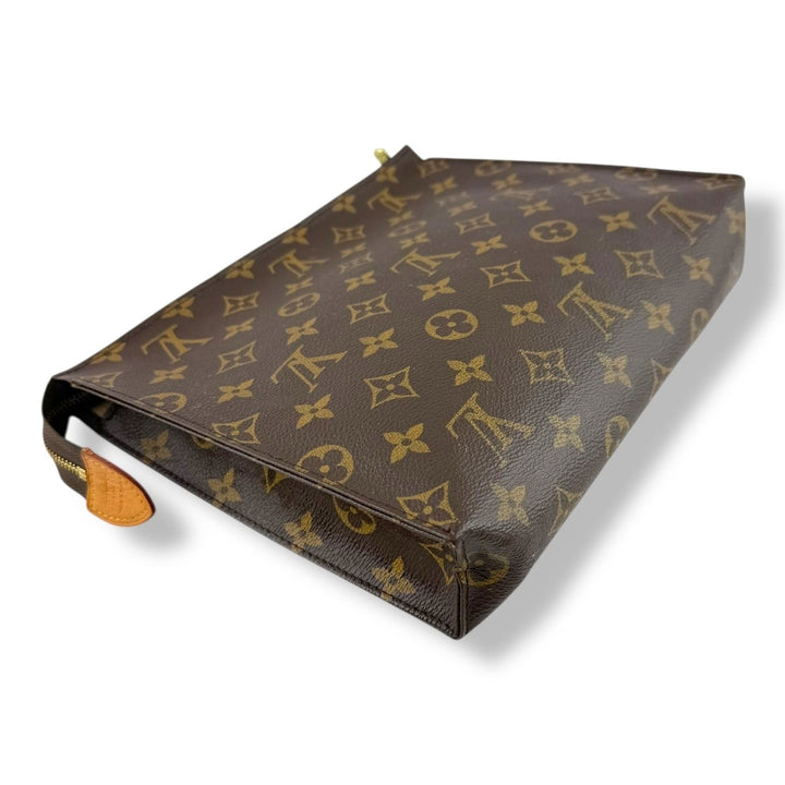 Louis Vuitton Brown Monogram Toiletry Pouch 26 Bag - Lux Central