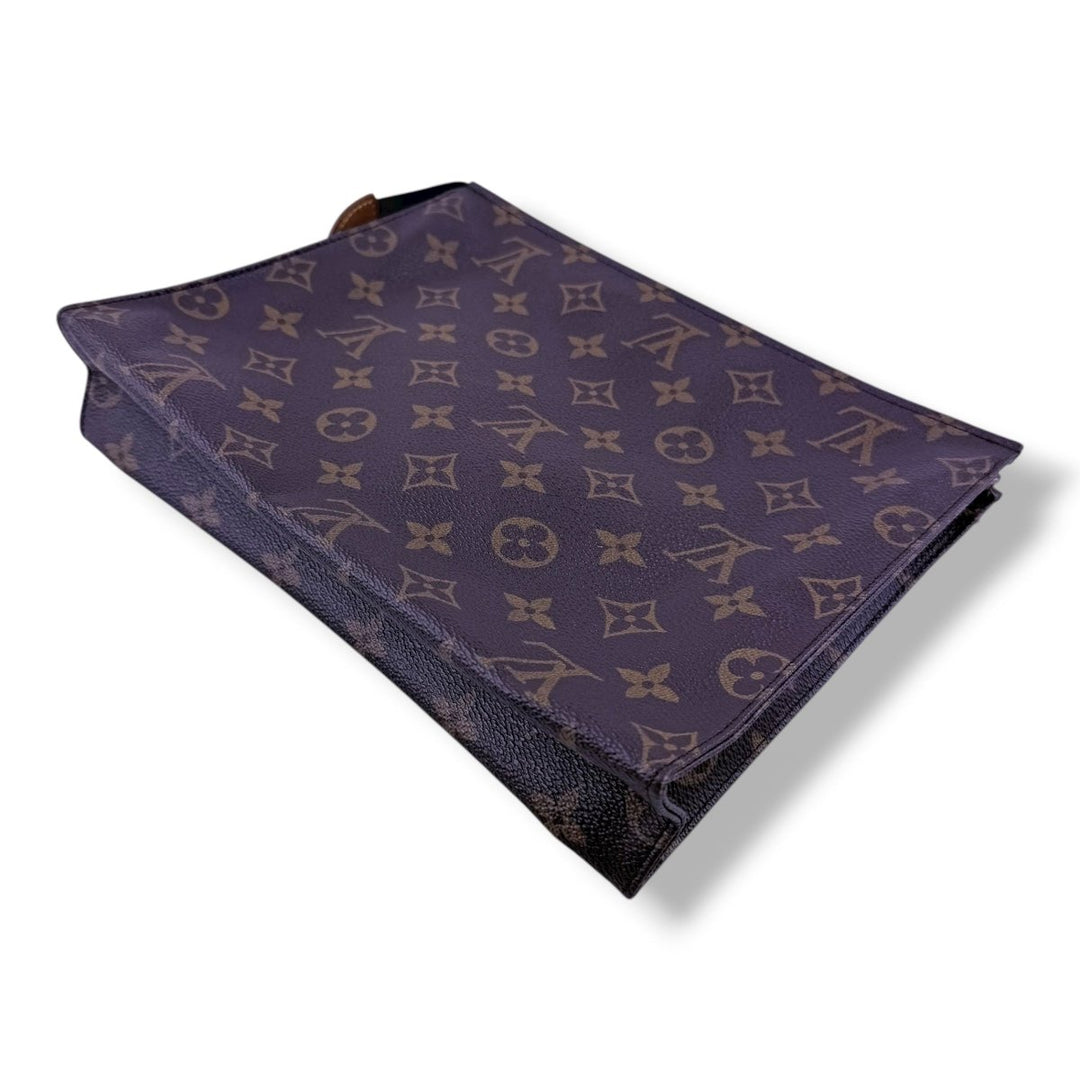 Louis Vuitton Brown Monogram Toiletry Pouch 26 Bag - Lux Central