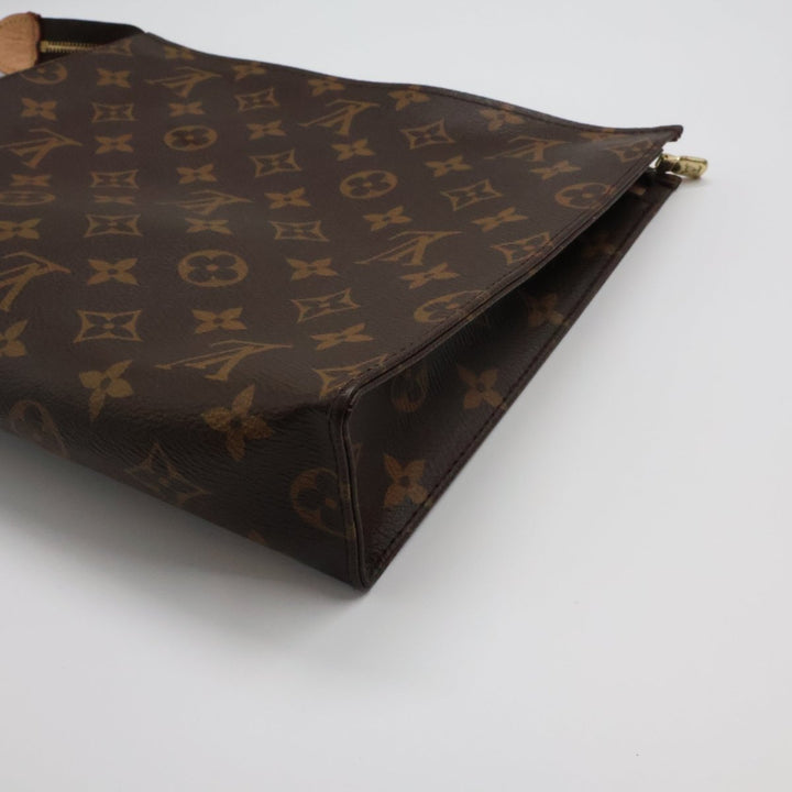 Louis Vuitton Brown Monogram Toiletry Pouch 26 Bag - Lux Central