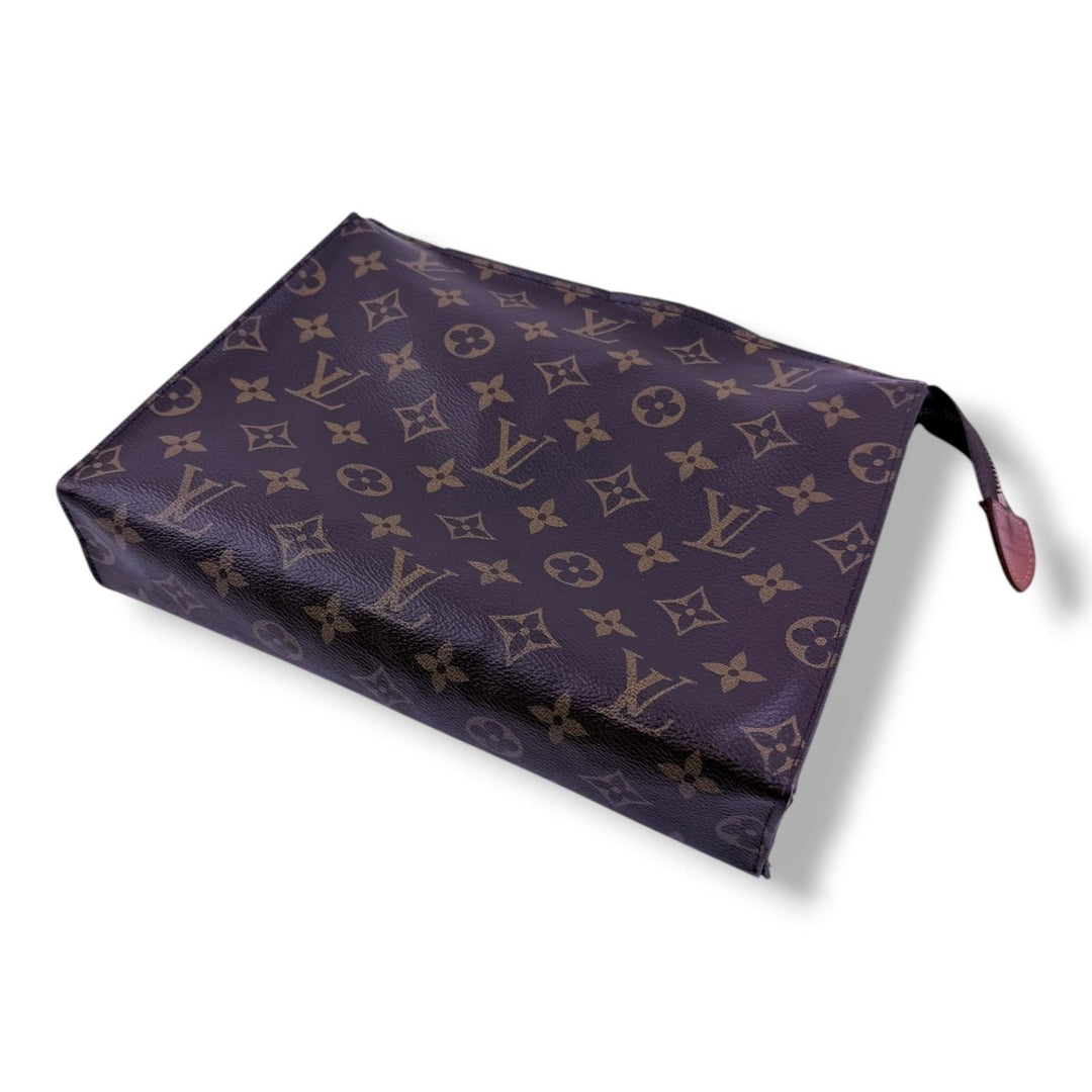Louis Vuitton Brown Monogram Toiletry Pouch 26 Bag - Lux Central