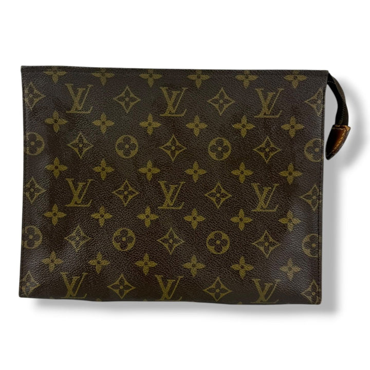 Louis Vuitton Brown Monogram Toiletry Pouch 26 Bag - Lux Central
