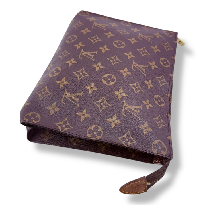 Louis Vuitton Brown Monogram Toiletry Pouch 26 Bag - Lux Central