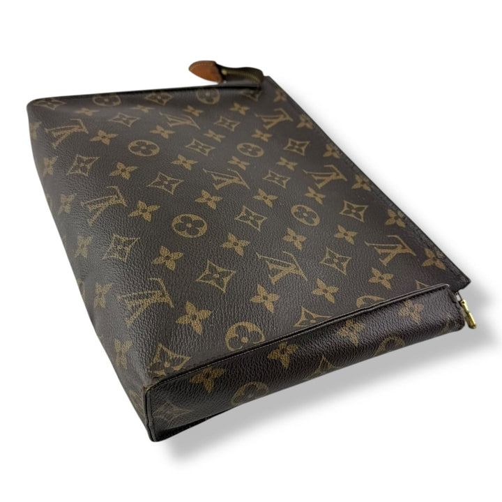 Louis Vuitton Brown Monogram Toiletry Pouch 26 Bag - Lux Central
