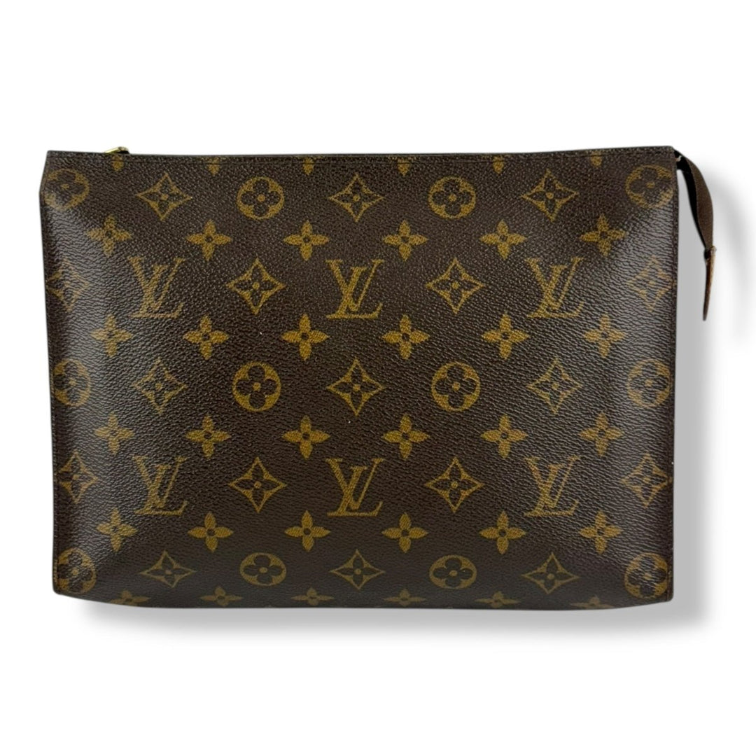 Louis Vuitton Brown Monogram Toiletry Pouch 26 Bag - Lux Central