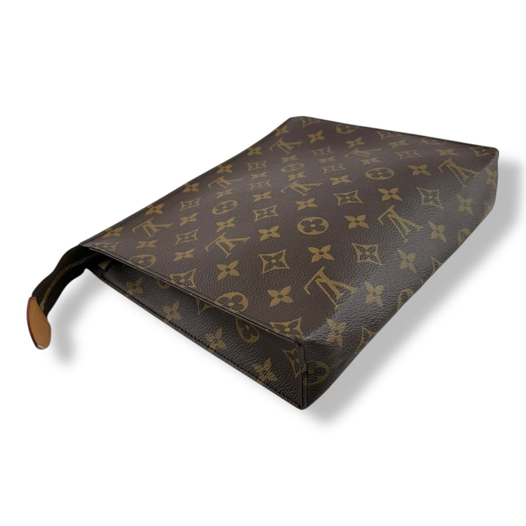 Louis Vuitton Brown Monogram Toiletry Pouch 26 Bag - Lux Central
