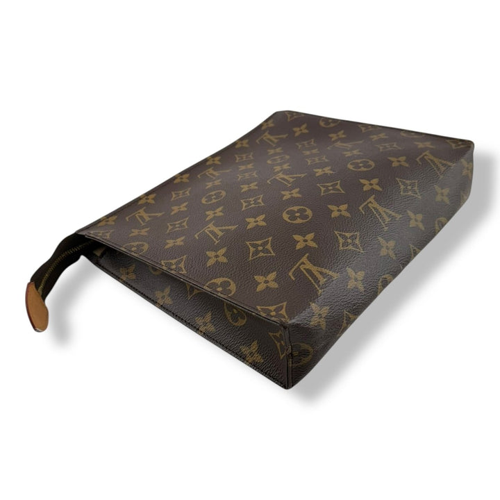 Louis Vuitton Brown Monogram Toiletry Pouch 26 Bag - Lux Central