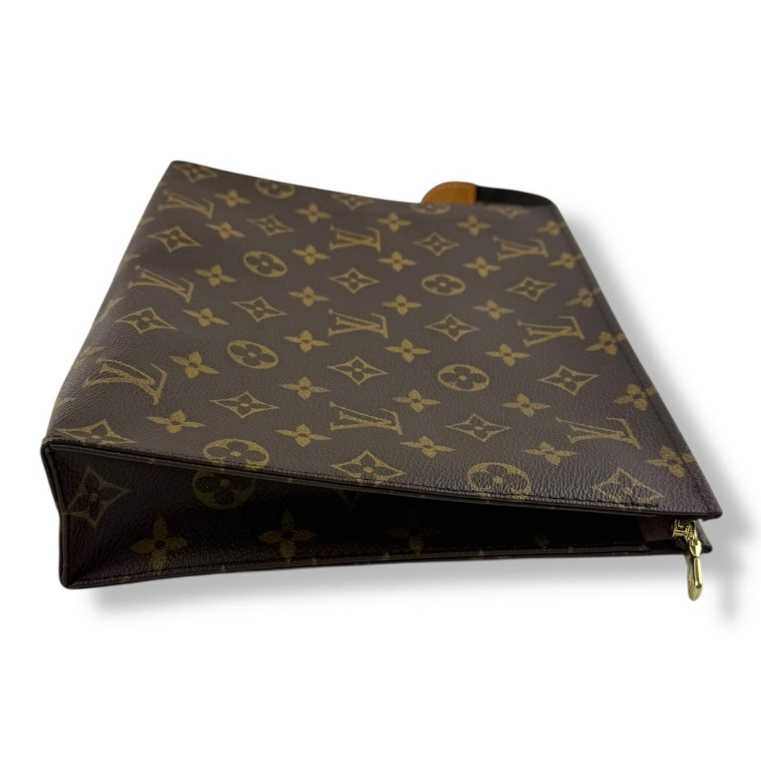 Louis Vuitton Brown Monogram Toiletry Pouch 26 Bag - Lux Central