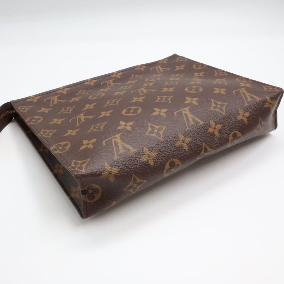 Louis Vuitton Brown Monogram Toiletry Pouch 26 Bag - Lux Central