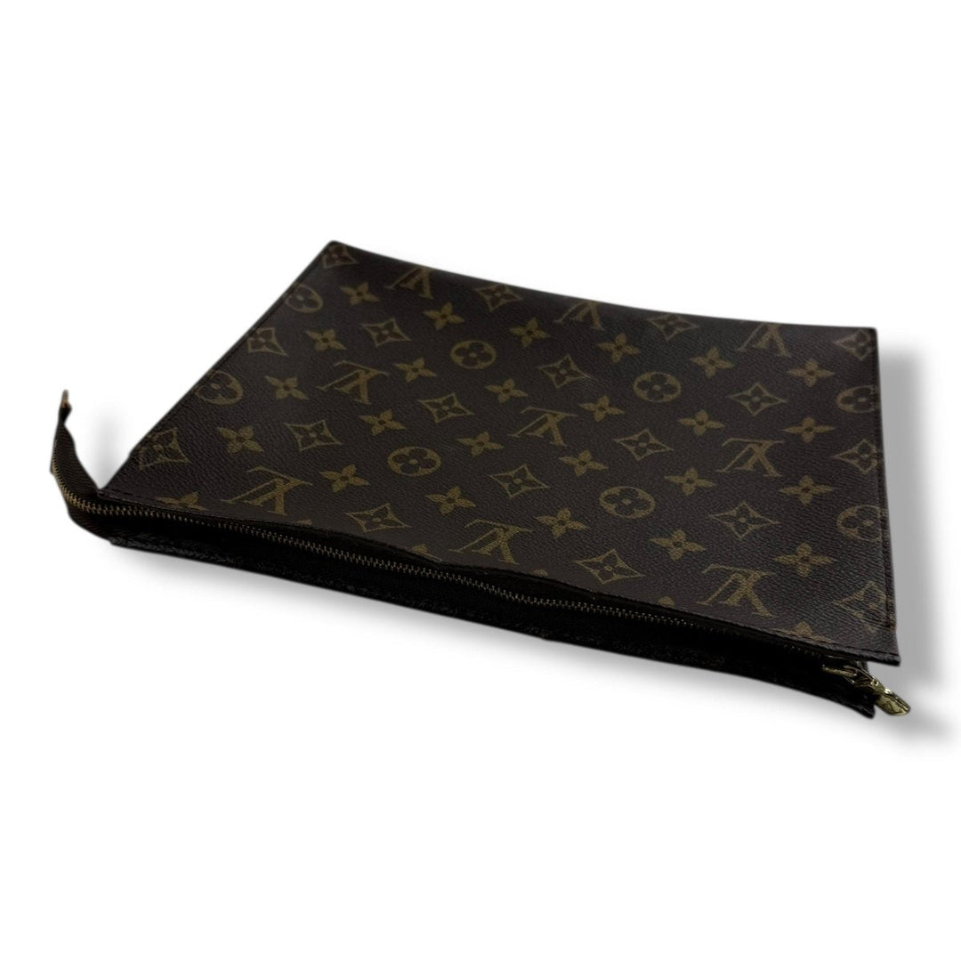 Louis Vuitton Brown Monogram Toiletry Pouch 26 Bag - Lux Central