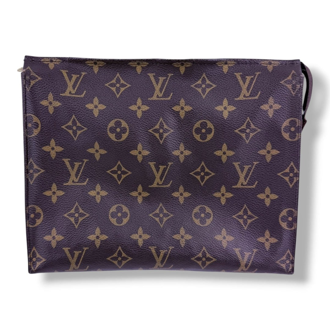 Louis Vuitton Brown Monogram Toiletry Pouch 26 Bag - Lux Central
