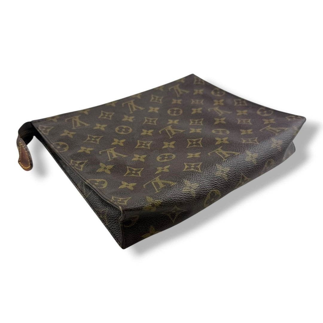 Louis Vuitton Brown Monogram Toiletry Pouch 26 Bag - Lux Central