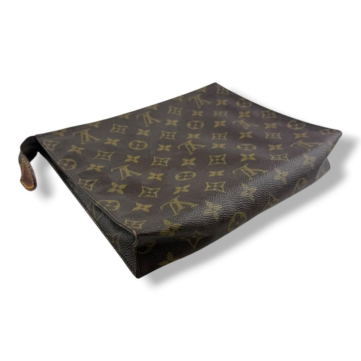 Louis Vuitton Brown Monogram Toiletry Pouch 26 Bag - Lux Central
