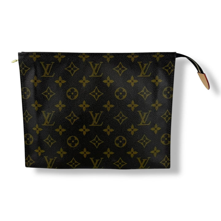 Louis Vuitton Brown Monogram Toiletry Pouch 26 Bag - Lux Central