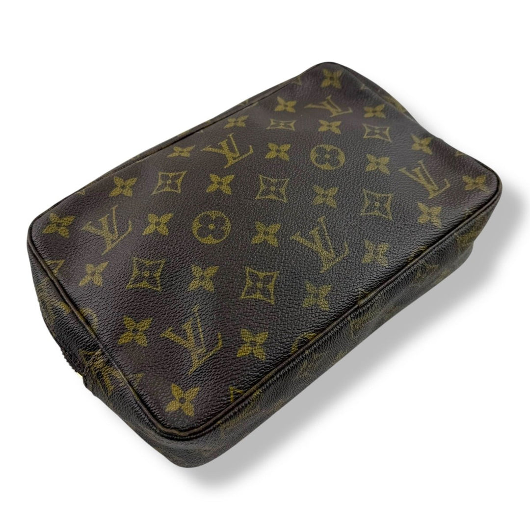 Louis Vuitton Brown Monogram Toiletry Wash Bag - Lux Central