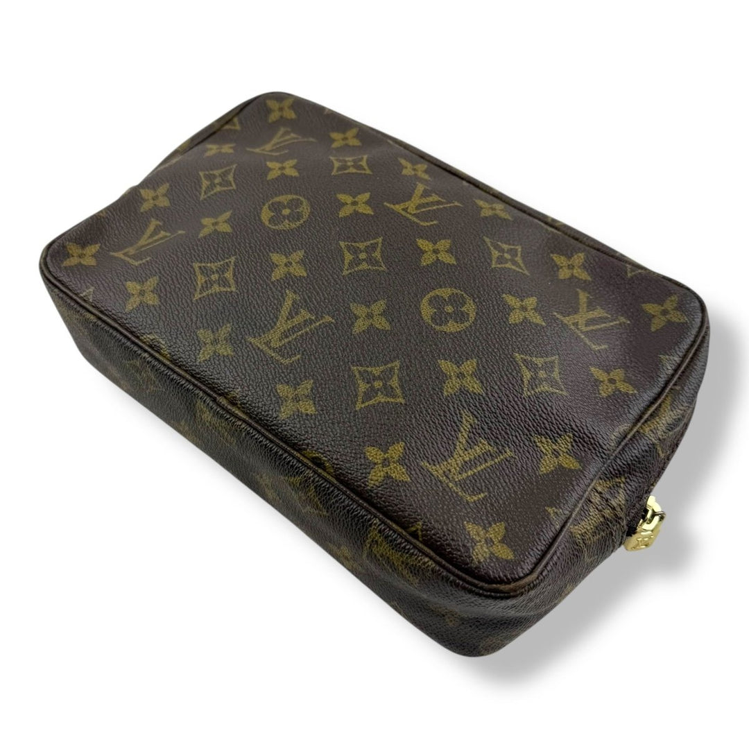 Louis Vuitton Brown Monogram Toiletry Wash Bag - Lux Central