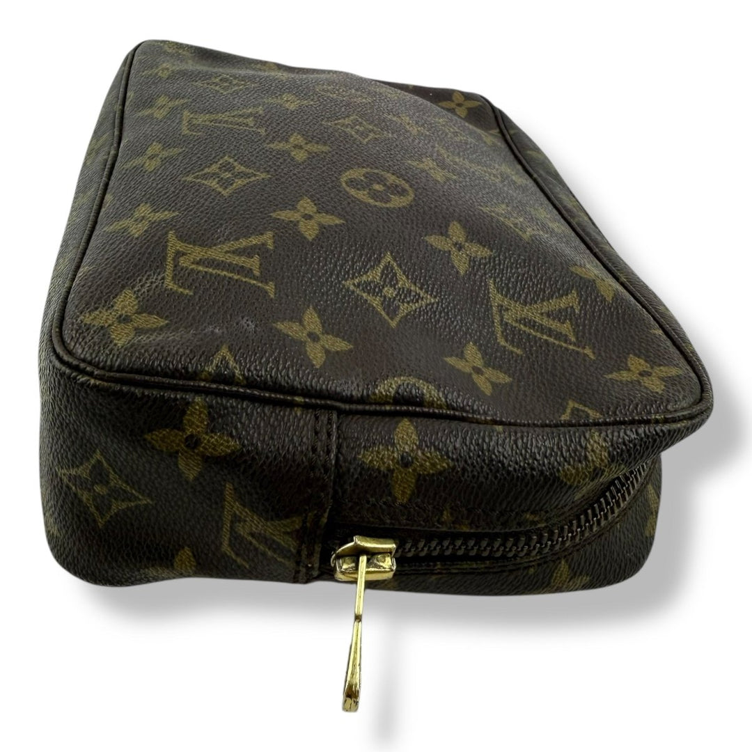 Louis Vuitton Brown Monogram Toiletry Wash Bag - Lux Central