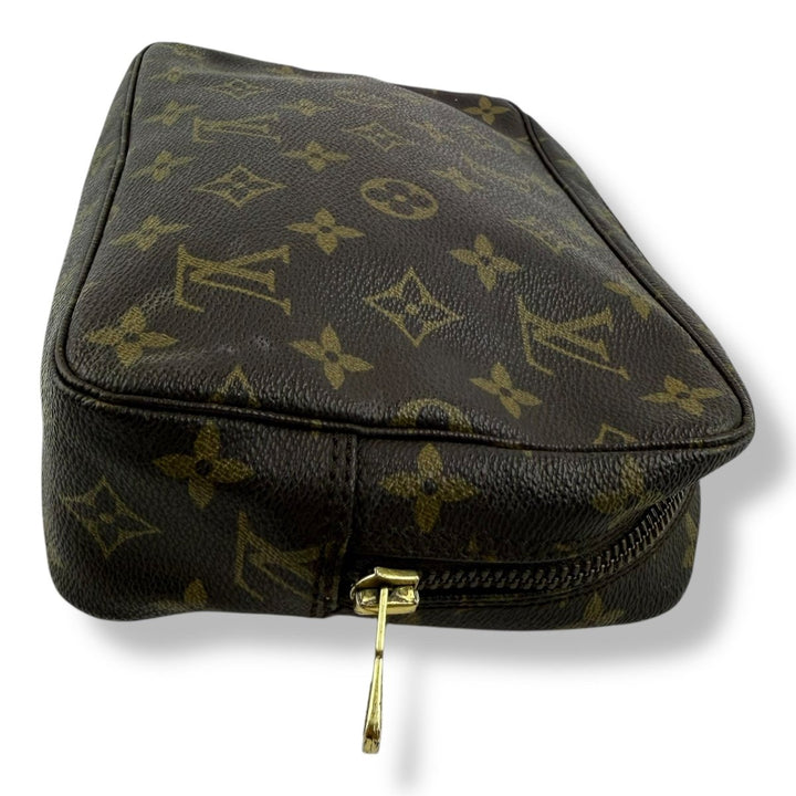 Louis Vuitton Brown Monogram Toiletry Wash Bag - Lux Central