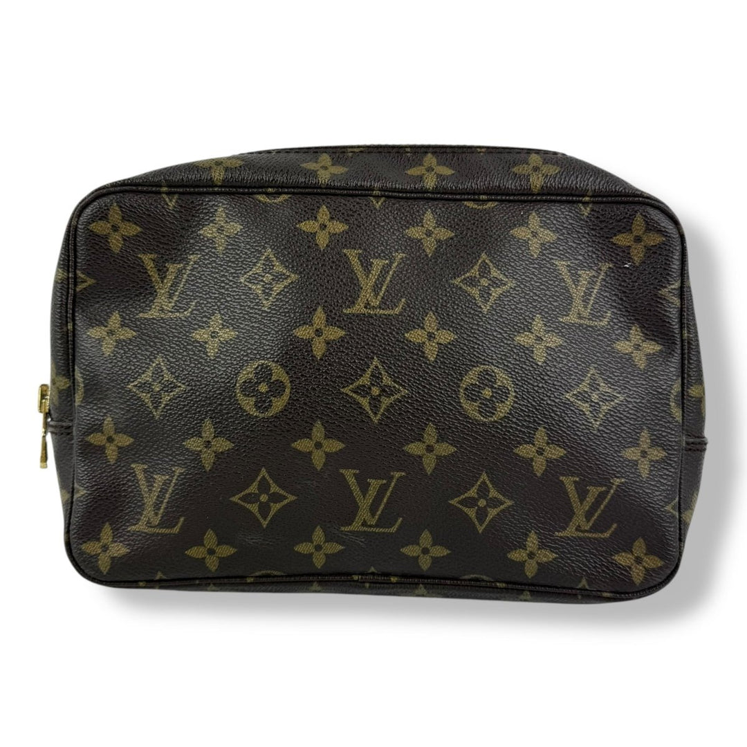 Louis Vuitton Brown Monogram Toiletry Wash Bag - Lux Central