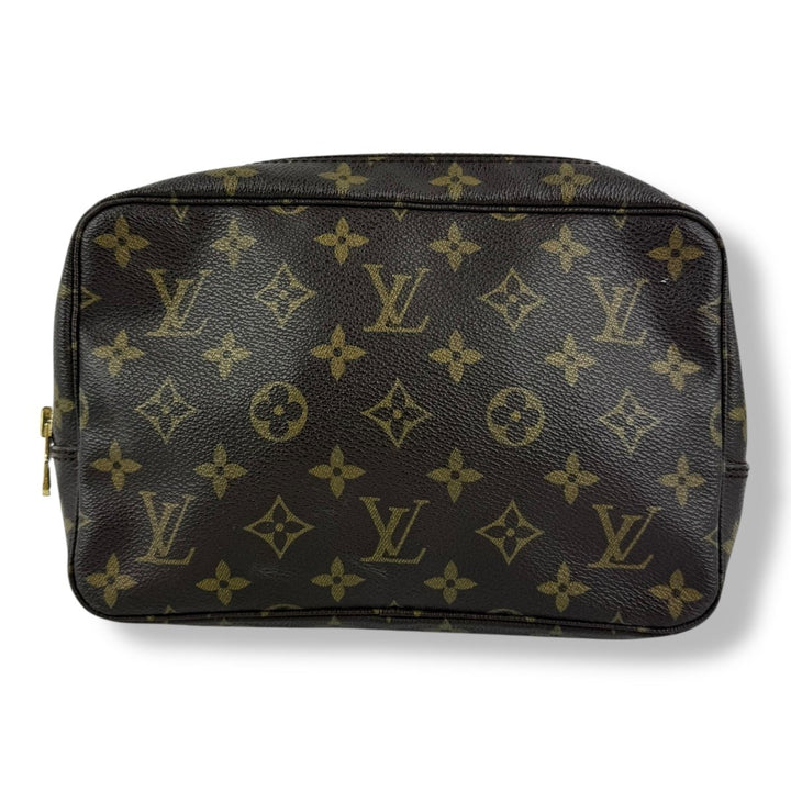 Louis Vuitton Brown Monogram Toiletry Wash Bag - Lux Central