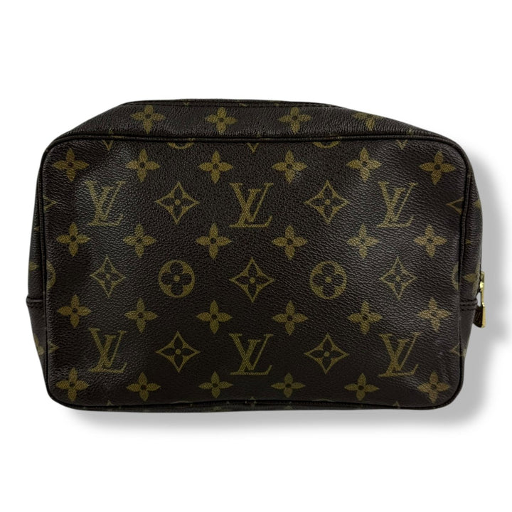 Louis Vuitton Brown Monogram Toiletry Wash Bag - Lux Central