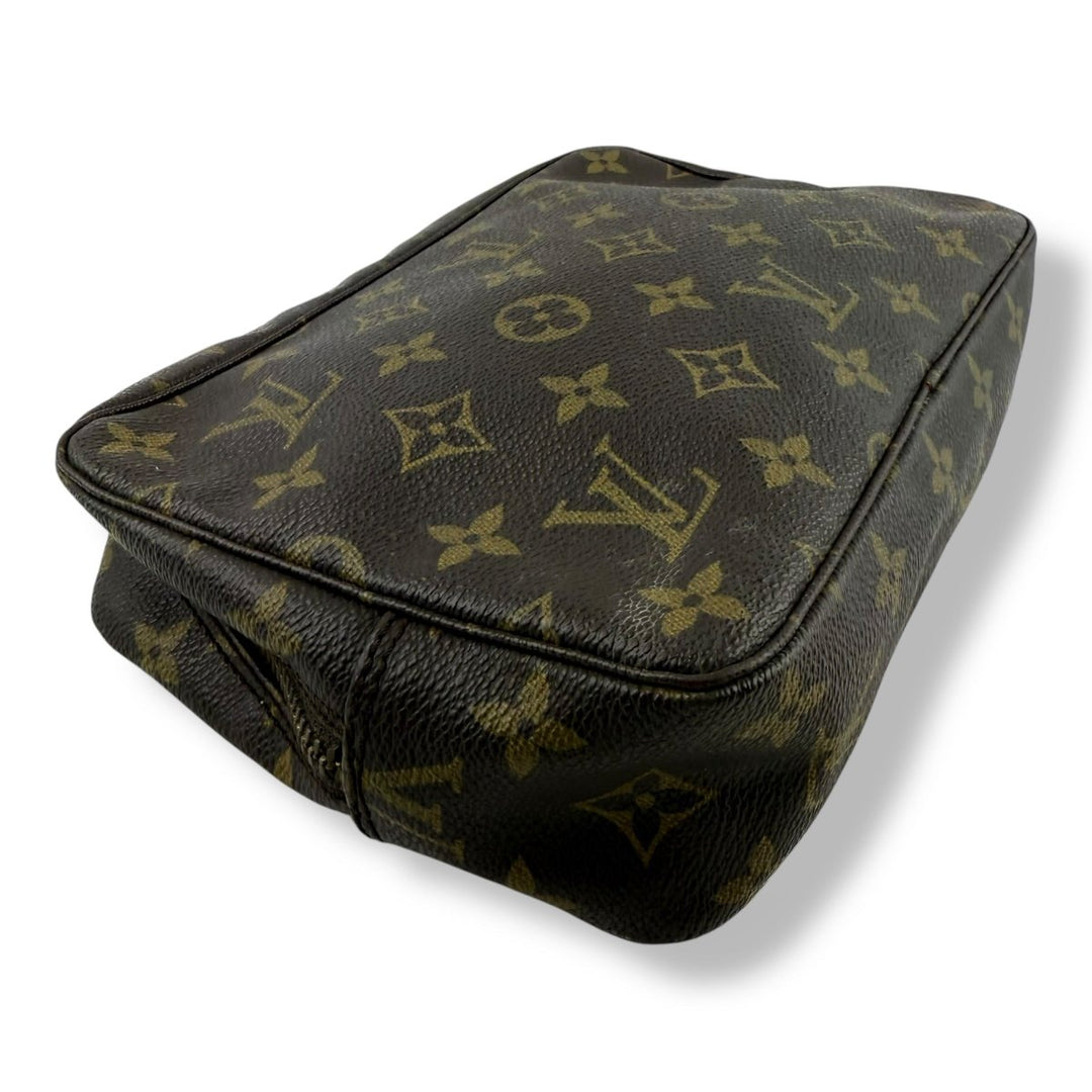 Louis Vuitton Brown Monogram Toiletry Wash Bag - Lux Central