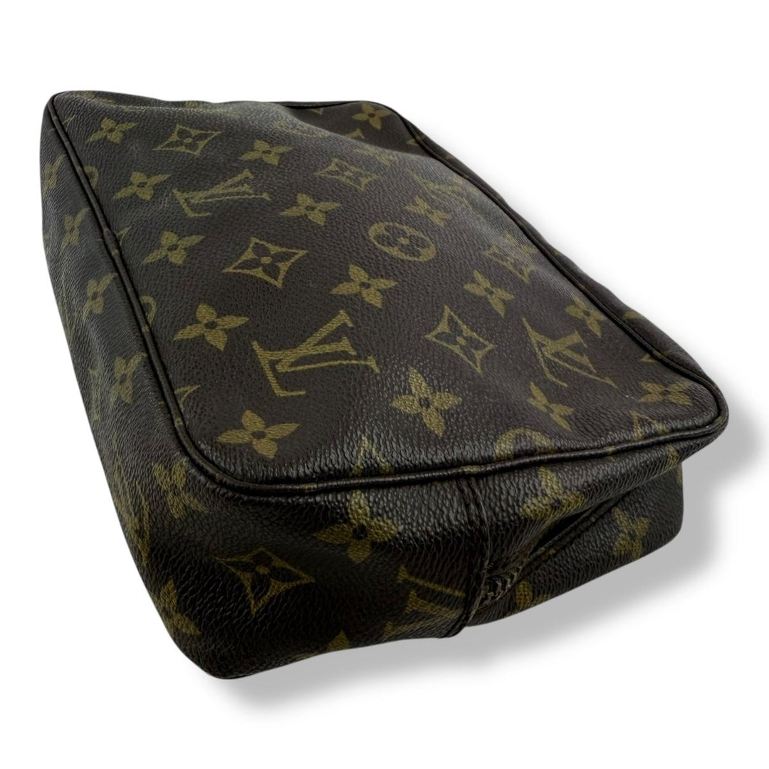 Louis Vuitton Brown Monogram Toiletry Wash Bag - Lux Central