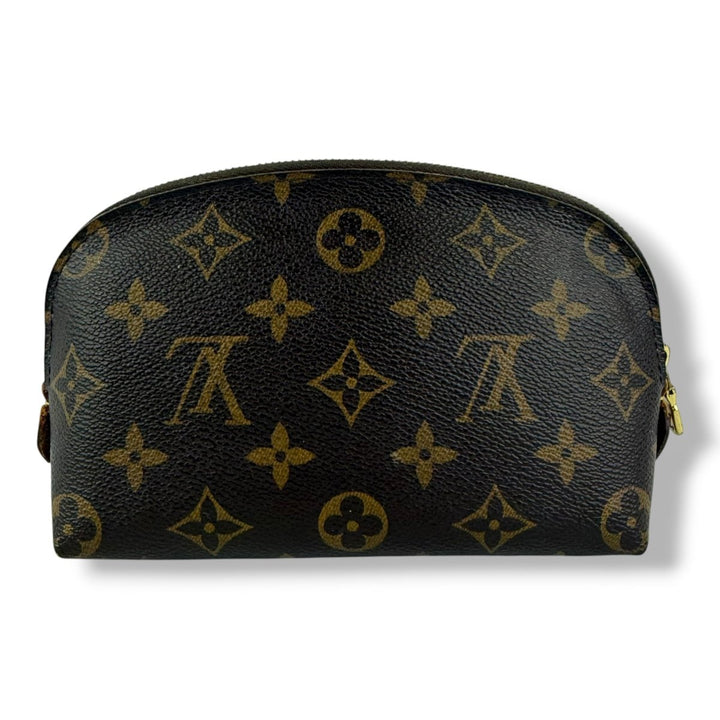 Louis Vuitton Brown Monogram Travel Cosmetic PM Pouch - Lux Central
