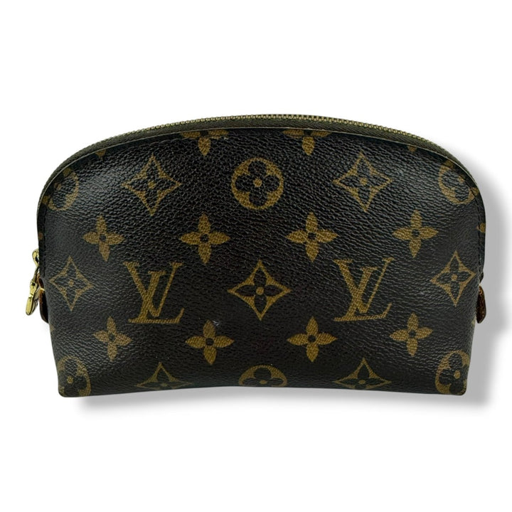 Louis Vuitton Brown Monogram Travel Cosmetic PM Pouch - Lux Central