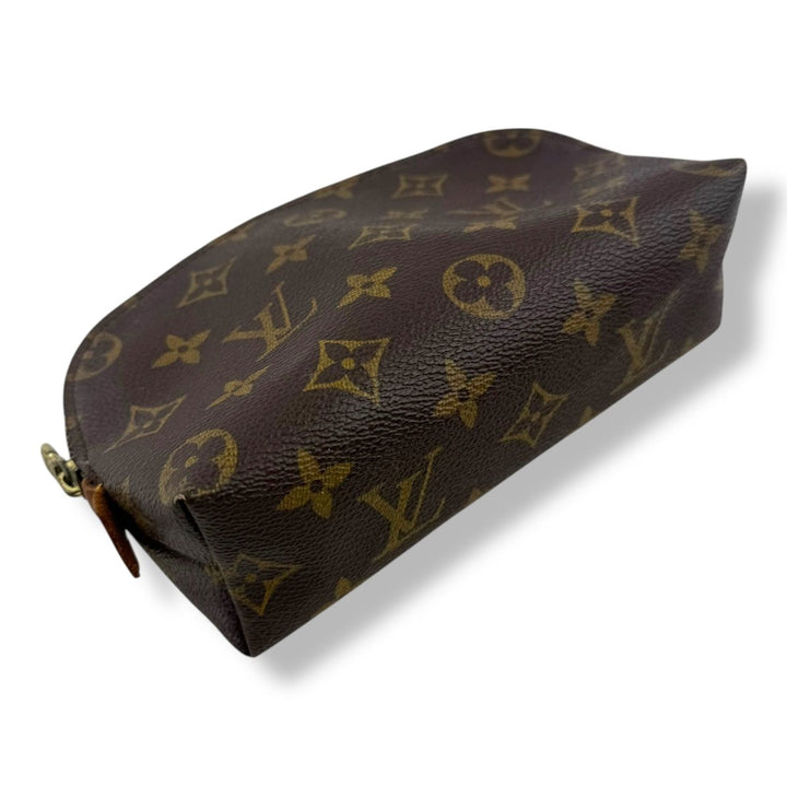 Louis Vuitton Brown Monogram Travel Cosmetic Pouch - Lux Central